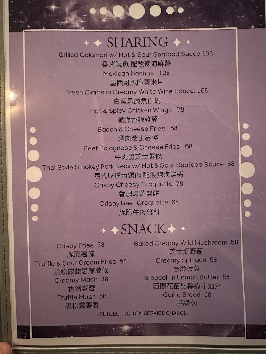 Menu Starry Night Restaurant-2