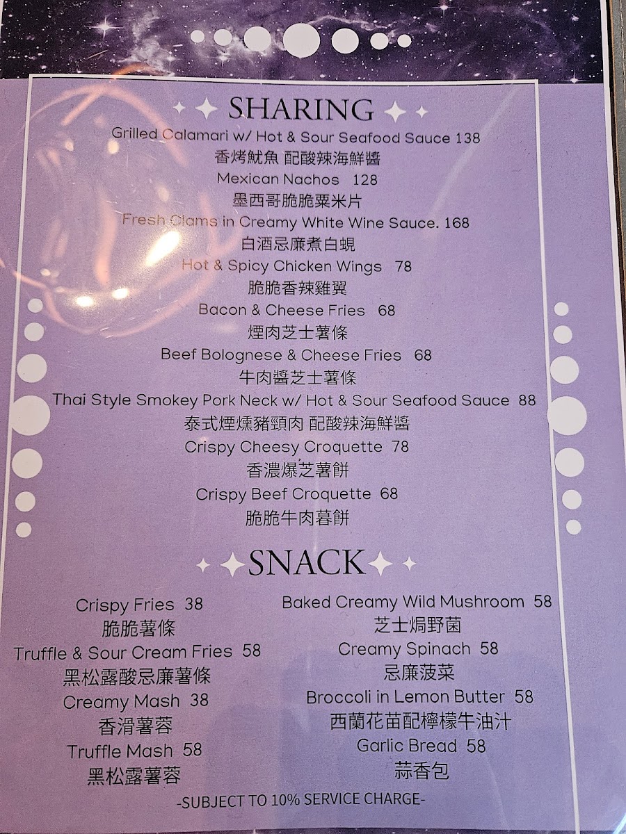 Menu Starry Night Restaurant-6